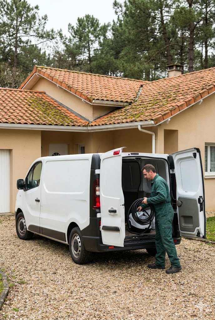 Atelier mobile sur chantier