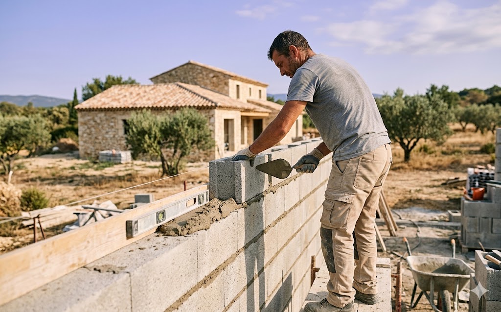 Chantier de réfection en cours
